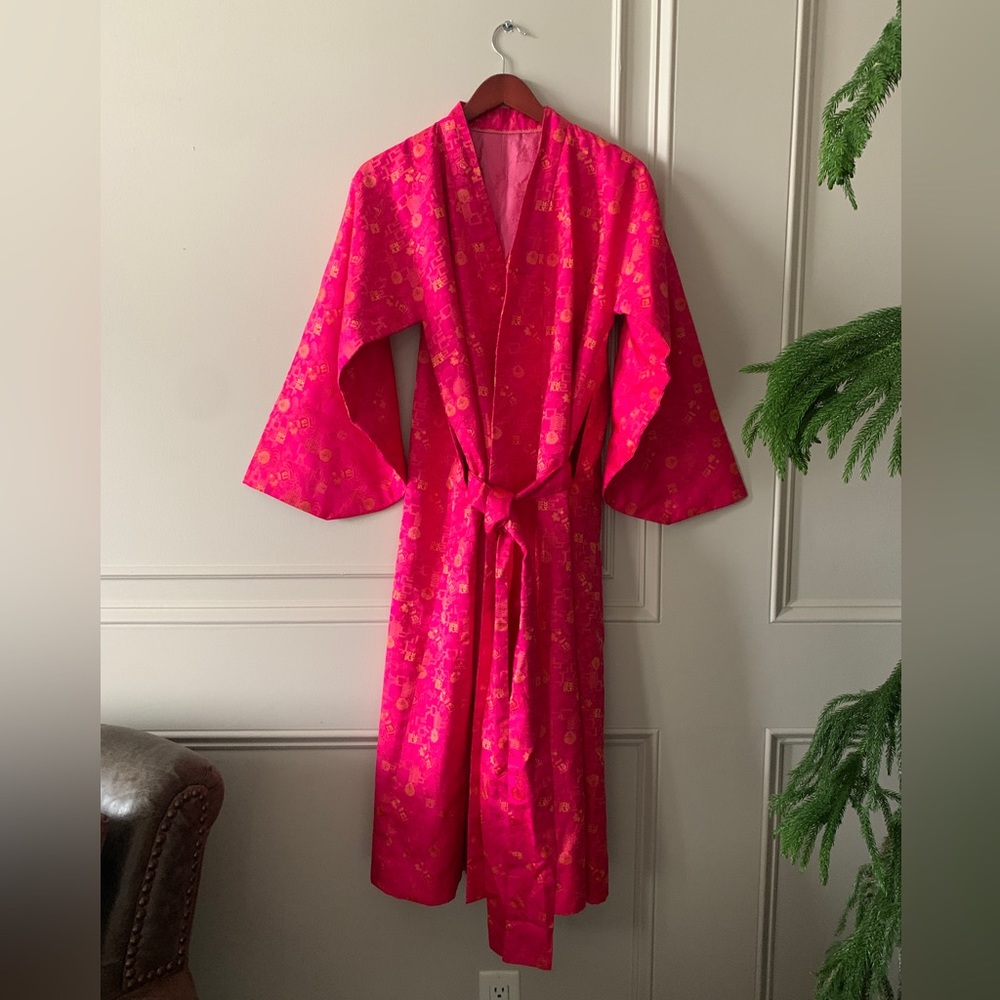 Fuchsia Kimono type robe